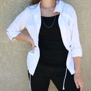 Cute white coat from French Cuff